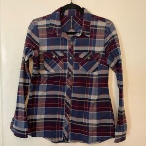 Kuhl flannel Plaid Button-Up Shirt